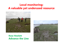 Local monitoring: A valuable yet underused resource