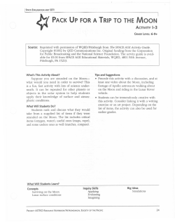 i packup fora tripto themoon i