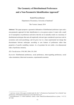 Kerschbamer_The Geometry of Distributional Preferences and a