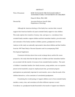 ABSTRACT Title of Document: HOW NUCLEAR IS THE NUCLEAR