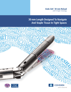 30 mm Length Designed To Navigate And Staple Tissue