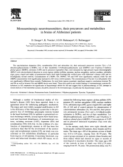 HEUROSCIENC[ lETTERS - nadh