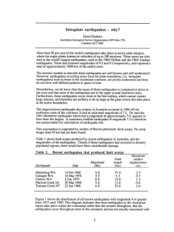 Intraplate earthquakes