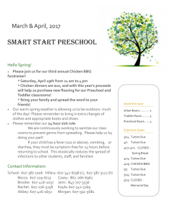 March-April Newsletter