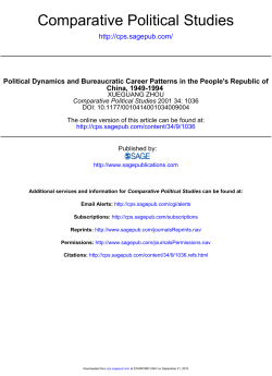 Comparative Political Studies