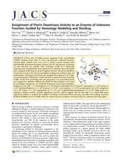 salilab.org - ACS Publications