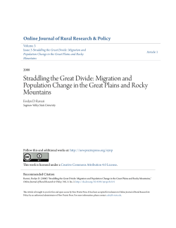 Straddling the Great Divide: Migration and