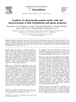 Synthesis of cell-permeable peptide nucleic acids and