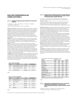 dialysis cardiovascular complications 2