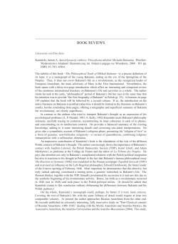 The Russian Review  - UC Berkeley