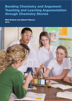 Bonding Chemistry and Argument: Teaching and Learning