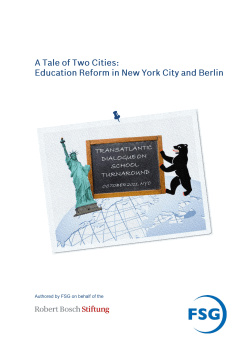 A Tale of Two Cities