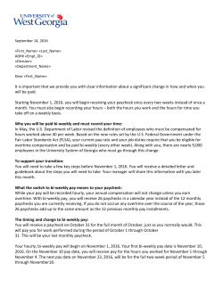 It is important that we provide you with clear information about a