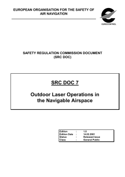 SRC DOC 7 Outdoor Laser Operations in the
