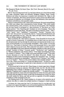 Review of The Tyranny of Words by Stuart Chase