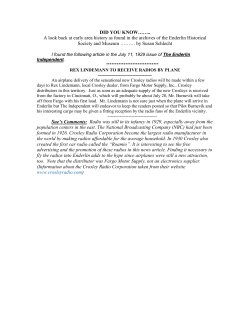 Radios - Enderlin Historical Society