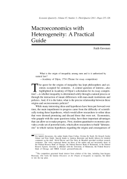 Macroeconomics with Heterogeneity: A Practical