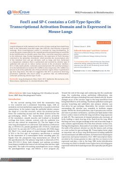 Foxf1 and SP-C contains a Cell-Type