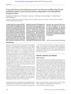 Concordant but not discordant bone marrow