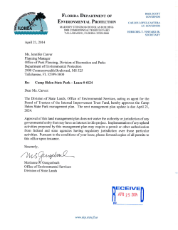 Camp Helen Unit Management Plan