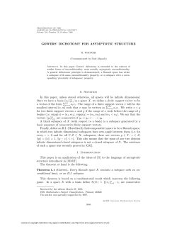 Gowers` dichotomy for asymptotic structure