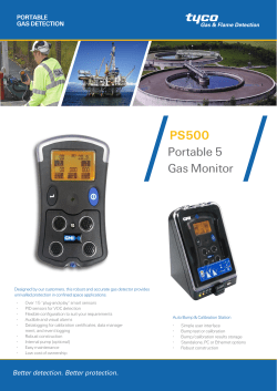 PS500 Brochure - Gas Measurement Instruments Ltd