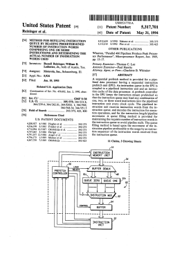 Method for refilling instruction queue by reading predetermined