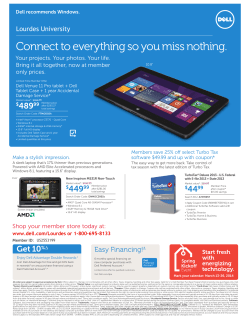 March Deals for Lourdes University.