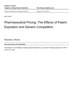 Marina Robertson Senior Project