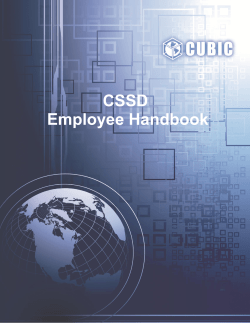 CSSD Employee Handbook
