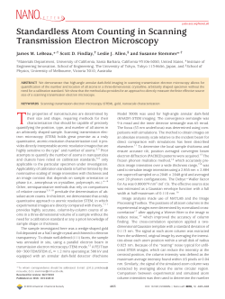 Standardless Atom Counting in Scanning Transmission Electron