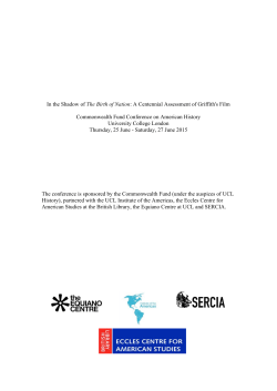 The conference programme