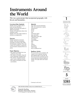 Instruments Around the World 5 1