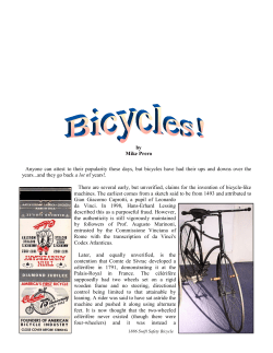 Anyone can attest to their popularity these days, but bicycles have