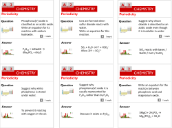 A 2 A 2 CHEMISTRY