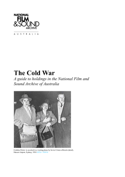 The Cold War - National Film and Sound Archive