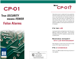 CP-01 - Security Industry Association