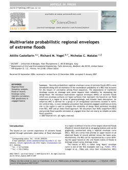 Multivariate probabilistic regional envelopes of extreme floods