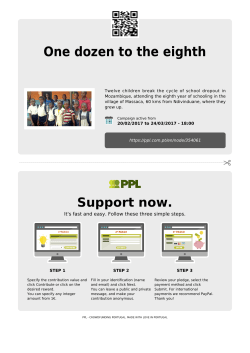 One dozen to the eighth - PPL | Crowdfunding Portugal