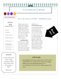 Counselor Corner January 2016