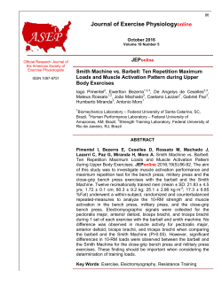 Journal of Exercise Physiologyonline