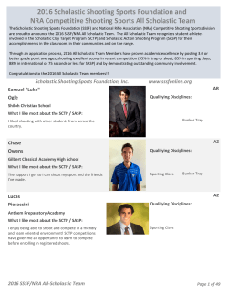 All Scholastic Team - Scholastic Shooting Sports Foundation