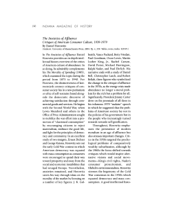 The Anxieties of Affluence