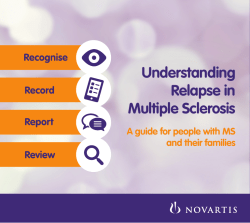 Understanding Relapse in Multiple Sclerosis