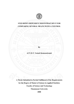 Step-down dependent bootstrap min P for comparing several means