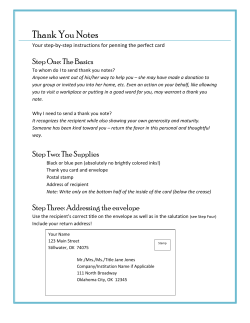 Thank You Notes