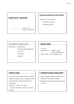 ANESTHETIC MACHINE