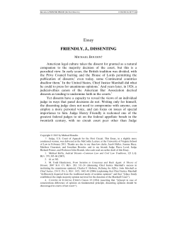 Friendly, J., Dissenting - Duke Law Scholarship Repository