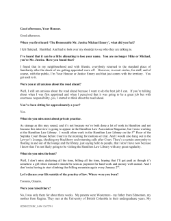 READ HERE - Hamilton Law Association