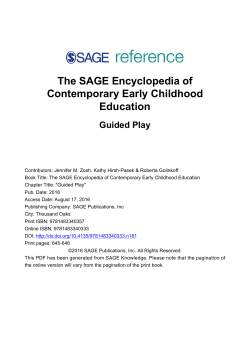 Guided Play - Roberta Golinkoff